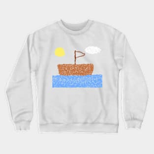 BOAT FOR KIDS Crewneck Sweatshirt